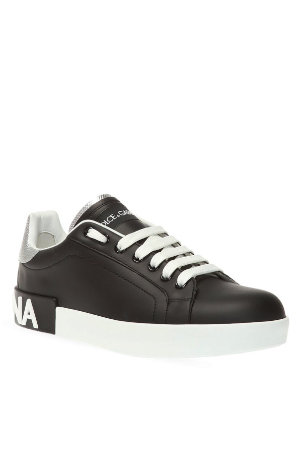 スニーカー DOLCE & GABBANA leather portofino sne CK1587 AH527 FOOTWEAR SNEAKERS DOLCE&GABBANA CK1587 AH5278B441